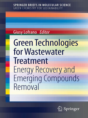 cover image of Green Technologies for Wastewater Treatment